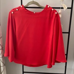 Zara Red Womens Blouse